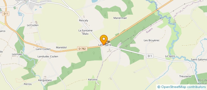 localisation de l'entreprise MADAME VALERIE FORTIN à LOCMALO