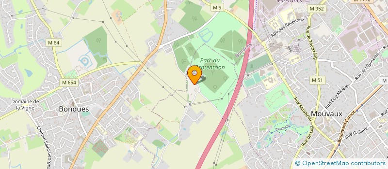 localisation de l'entreprise MADAME VALERIE FORTIN  BOURG-DES-MAISONS