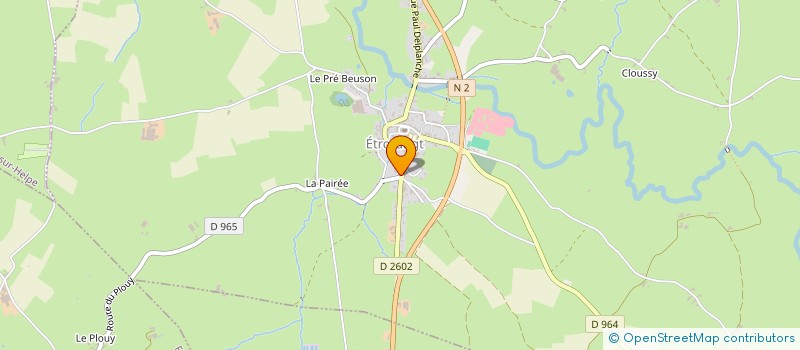 localisation de l'entreprise MADAME VALERIE FORTIN  ETRUNGT