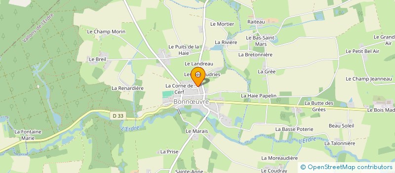 localisation de l'entreprise MADAME VALERIE FOUCHER  VALLONS-DE-L'ERDRE