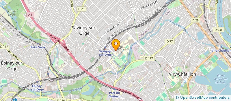 localisation de l'entreprise MADAME VALERIE FRAISSE à SAVIGNY-SUR-ORGE
