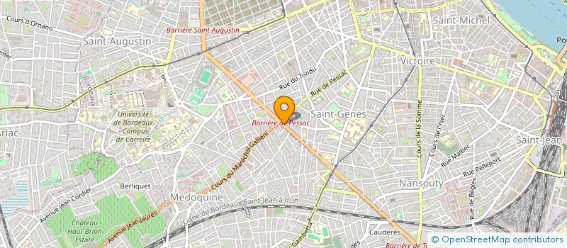 localisation de l'entreprise MADAME VALERIE FRANCINE LAGIRARDE à BORDEAUX