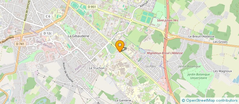 localisation de l'entreprise MADAME VALERIE FRANCOIS à POITIERS