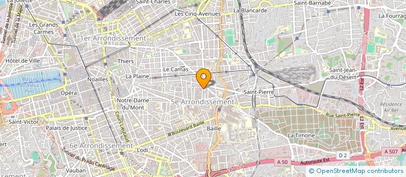 localisation de l'entreprise MADAME VALERIE FRANCOIS à MARSEILLE
