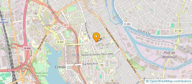 localisation de l'entreprise MADAME VALERIE FRANCOIS  CRETEIL