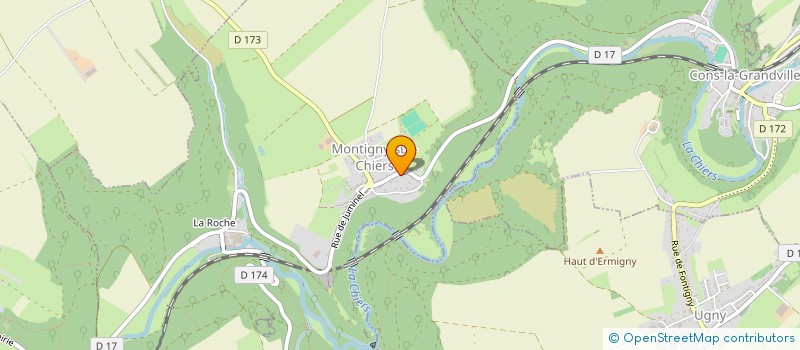 localisation de l'entreprise MADAME VALERIE FRANTZ  MONTIGNY-SUR-CHIERS