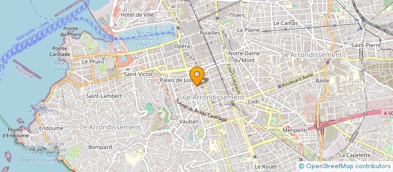 localisation de l'entreprise MADAME VALERIE FRIMAS à MARSEILLE