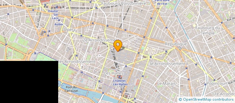 localisation de l'entreprise MADAME VALERIE FRONT à PARIS