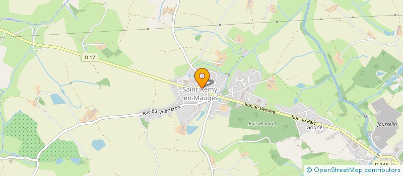 localisation de l'entreprise MADAME VALERIE FROUIN  BEAUPREAU-EN-MAUGES