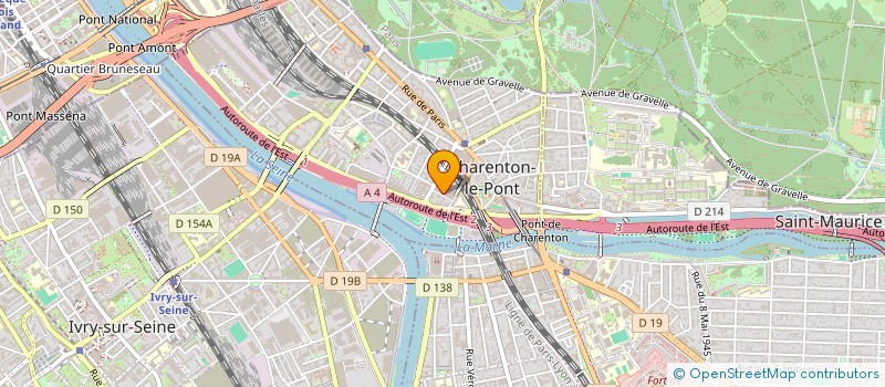 localisation de l'entreprise MADAME VALERIE FRUAUT  CHARENTON-LE-PONT