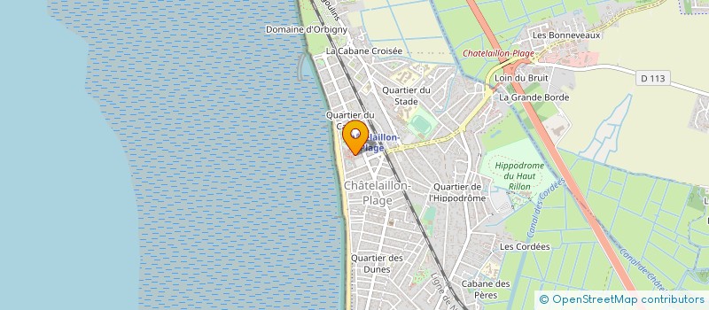 localisation de l'entreprise MADAME VALERIE GADONNEIX à CHATELAILLON-PLAGE