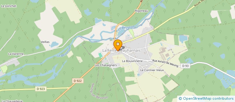 localisation de l'entreprise MADAME VALERIE GAGGIONE  LA FERTE-BEAUHARNAIS