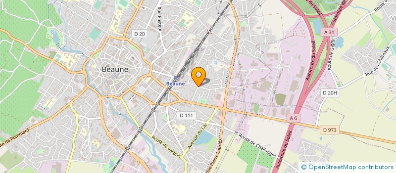 localisation de l'entreprise MADAME VALERIE GAGNEPAIN à BEAUNE