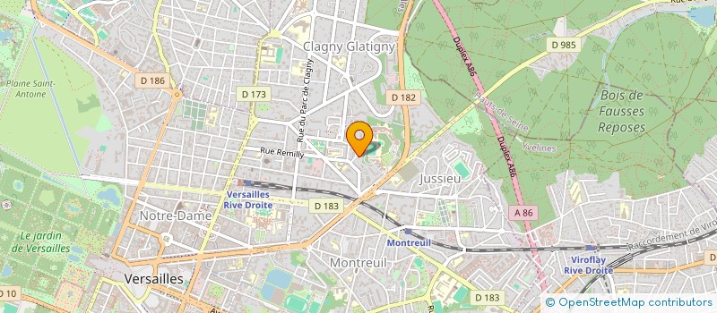 localisation de l'entreprise MADAME VALERIE GAILLARD à VERSAILLES