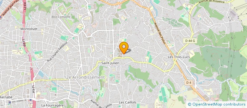 localisation de l'entreprise MADAME VALERIE GALATI  MARSEILLE