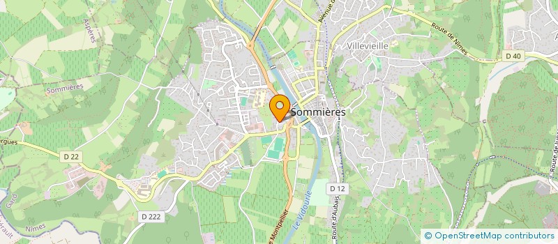 localisation de l'entreprise MADAME VALERIE GALAUP à SOMMIERES