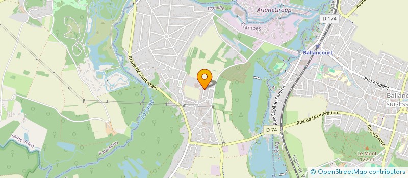 localisation de l'entreprise MADAME VALERIE GALLAND  ITTEVILLE