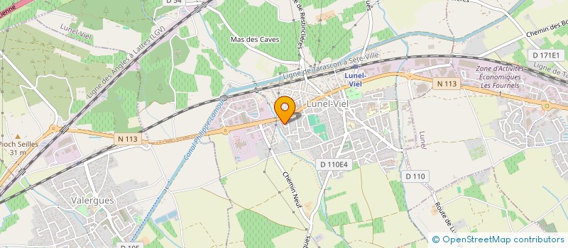 localisation de l'entreprise MADAME VALERIE GALVEZ à LUNEL-VIEL