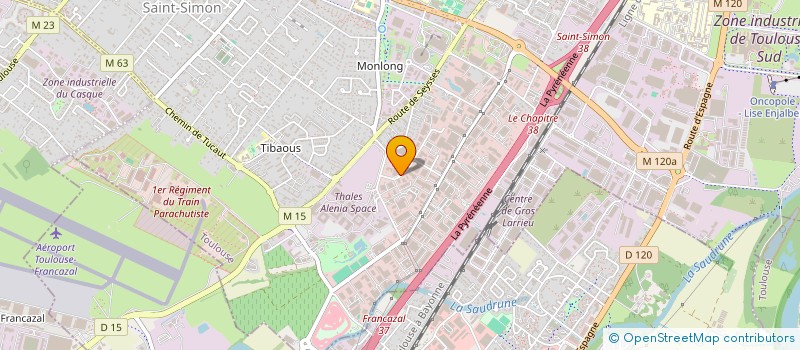 localisation de l'entreprise MADAME VALERIE GANGAROSSA à TOULOUSE
