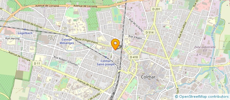 localisation de l'entreprise MADAME VALERIE GANTZER  COLMAR