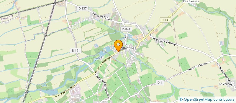 localisation de l'entreprise MADAME VALERIE GARCIA  MANTHES