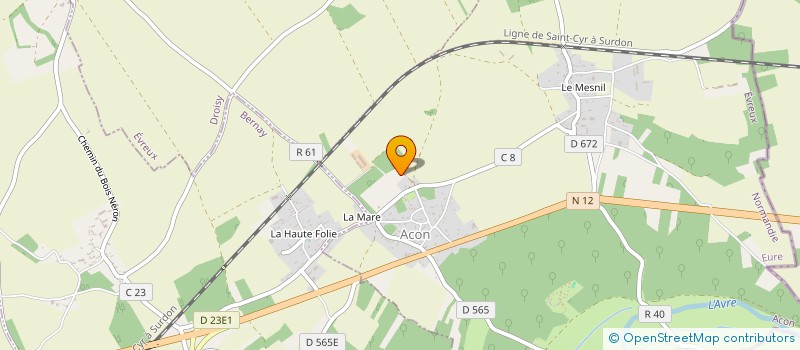 localisation de l'entreprise MADAME VALERIE GARCIA  ACON