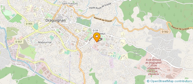 localisation de l'entreprise MADAME VALERIE GARCIN  DRAGUIGNAN