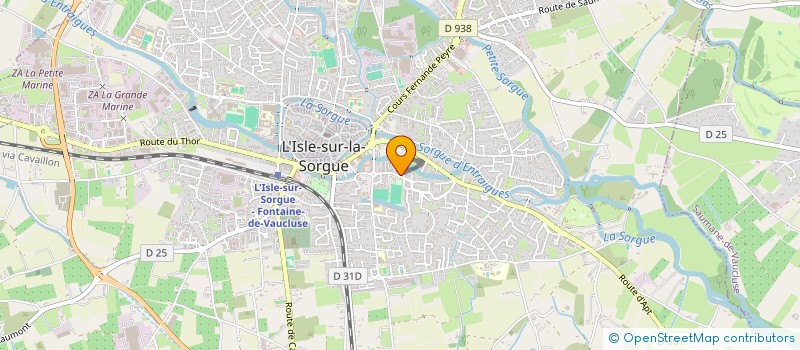 localisation de l'entreprise MADAME VALERIE GARDIOL  L'ISLE-SUR-LA-SORGUE