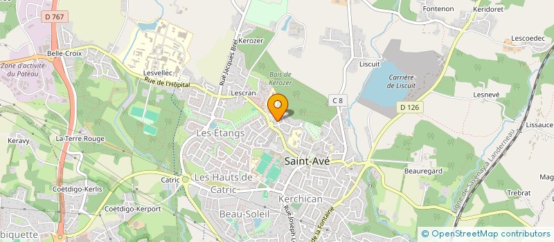 localisation de l'entreprise MADAME VALERIE GARNIER  SAINT-AVE