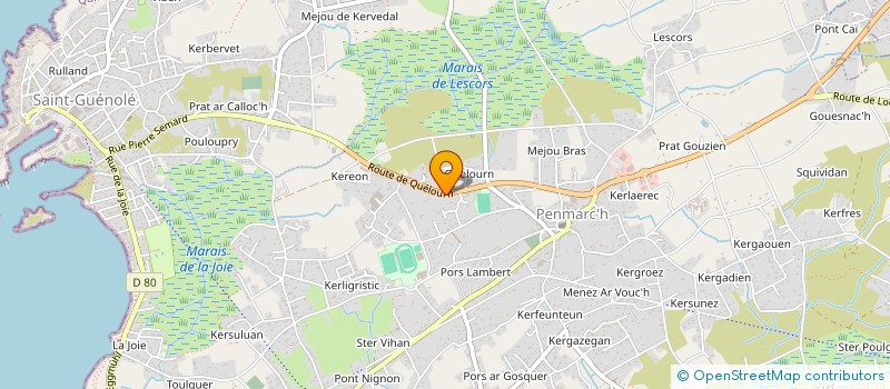 localisation de l'entreprise MADAME VALERIE GARNIER  PENMARCH