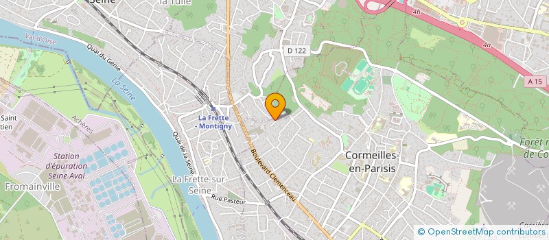 localisation de l'entreprise MADAME VALERIE GARNIER  CORMEILLES-EN-PARISIS