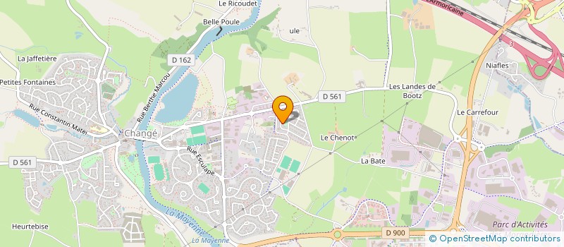 localisation de l'entreprise MADAME VALERIE GARNIER  CHANGE