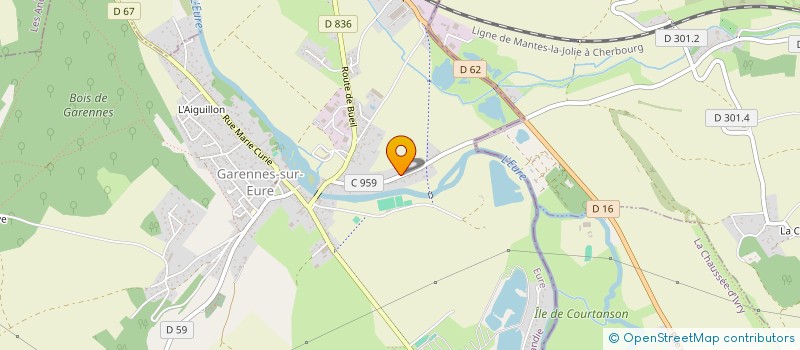 localisation de l'entreprise MADAME VALERIE GARRIGOU  GARENNES-SUR-EURE