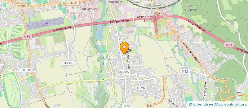 localisation de l'entreprise MADAME VALERIE GARROS  SOUES