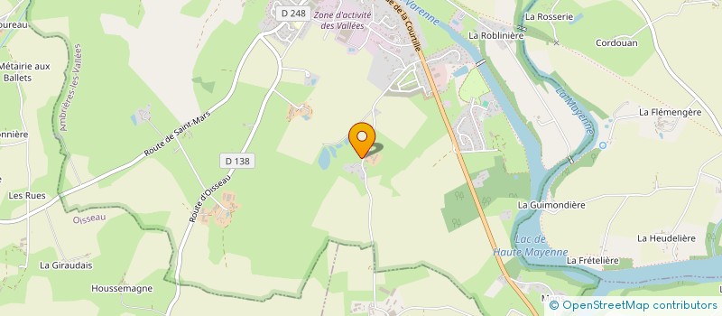 localisation de l'entreprise MADAME VALERIE GARRY  AMBRIERES-LES-VALLEES