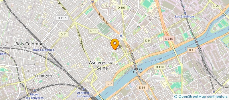 localisation de l'entreprise MADAME VALERIE GARY à ASNIERES-SUR-SEINE