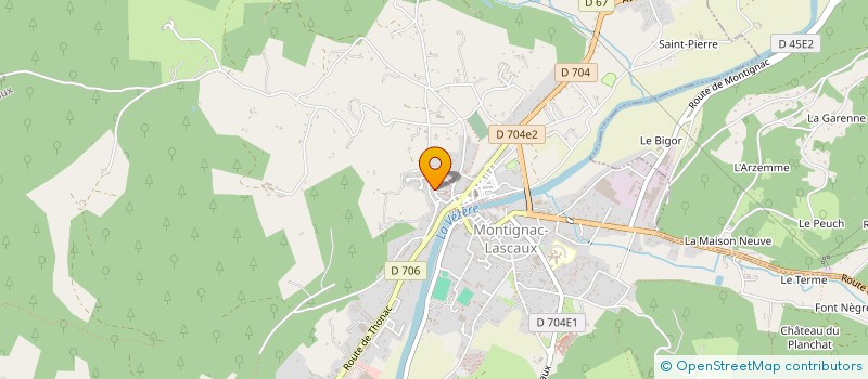 localisation de l'entreprise MADAME VALERIE GATINEL à MONTIGNAC-LASCAUX
