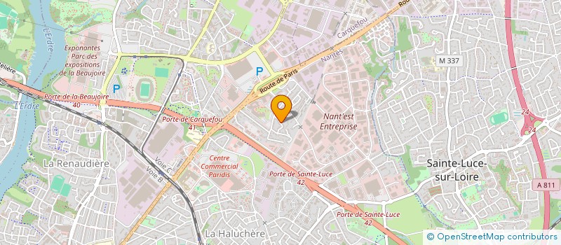 localisation de l'entreprise MADAME VALERIE GAUDIN à NANTES