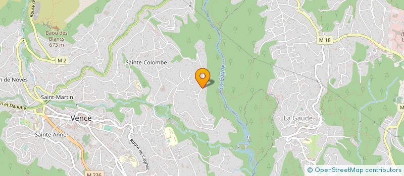 localisation de l'entreprise MADAME VALERIE GAUDIOSO  VENCE