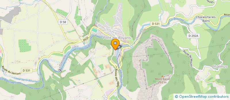 localisation de l'entreprise MADAME VALERIE GAUDRILLIER  SAINTE-EULALIE-EN-ROYANS