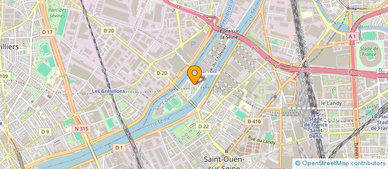 localisation de l'entreprise MADAME VALERIE GAUTHERON  L'ILE-SAINT-DENIS