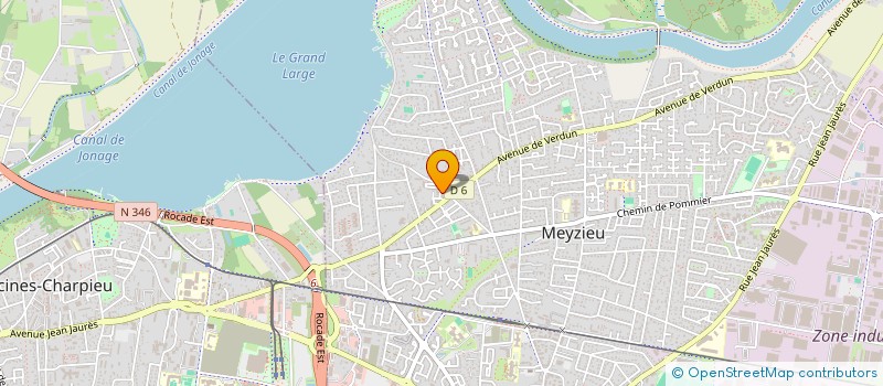 localisation de l'entreprise MADAME VALERIE GAUTHIER  MEYZIEU