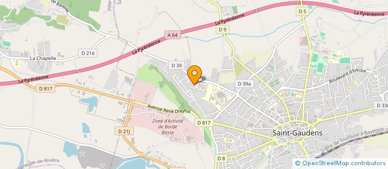 localisation de l'entreprise MADAME VALERIE GAUTHIER  SAINT-GAUDENS