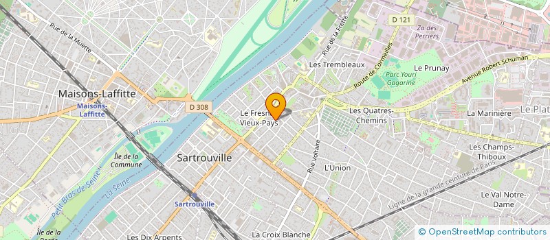 localisation de l'entreprise MADAME VALERIE GAUTIER  SARTROUVILLE