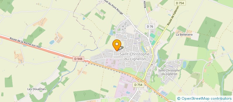 localisation de l'entreprise MADAME VALERIE GAUTIER  SAINT-CHRISTOPHE-DU-LIGNERON