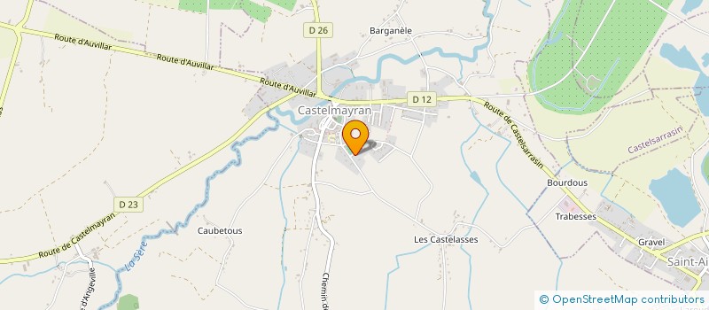 localisation de l'entreprise MADAME VALERIE GEANTINAUD  CASTELMAYRAN