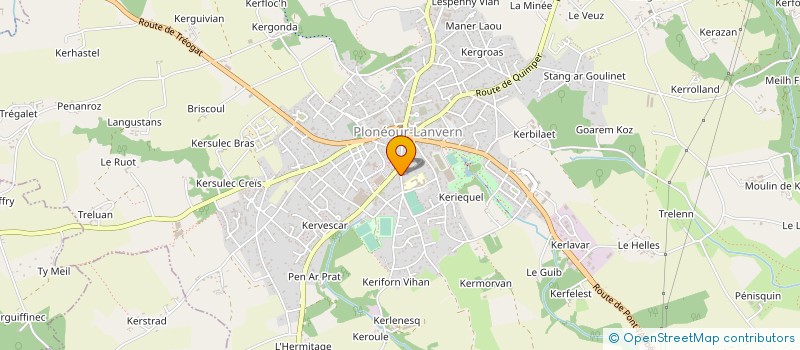 localisation de l'entreprise MADAME VALERIE GENDRE  PLONEOUR-LANVERN