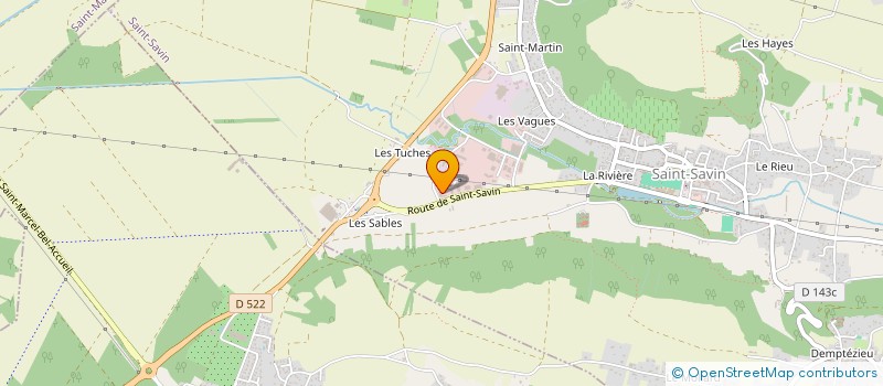 localisation de l'entreprise MADAME VALERIE GENON  SAINT-SAVIN