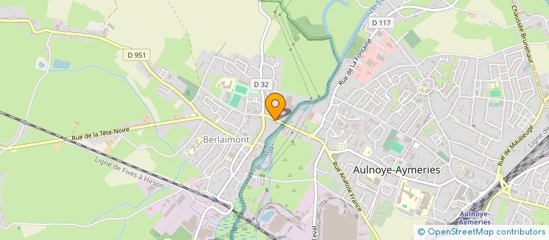 localisation de l'entreprise MADAME VALERIE GENSON  BERLAIMONT