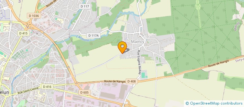 localisation de l'entreprise MADAME VALERIE GERARD  MAINCY